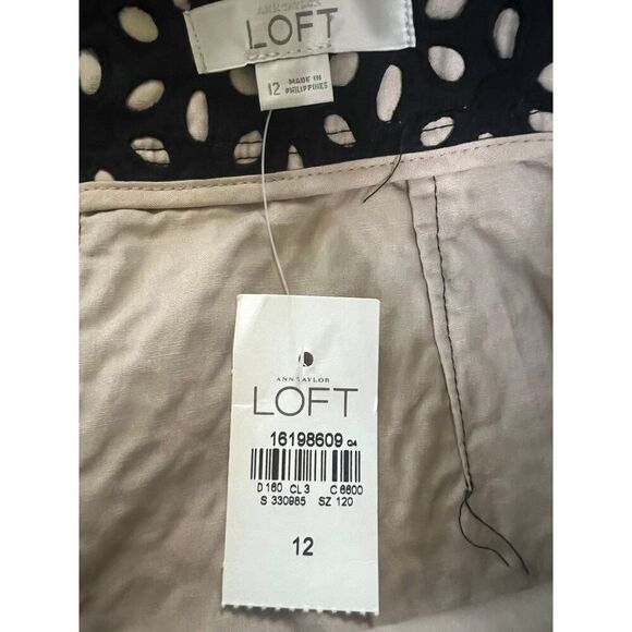 Loft pencil skirt floral cutout size 12 Business office career formal work - Picture 6 of 8